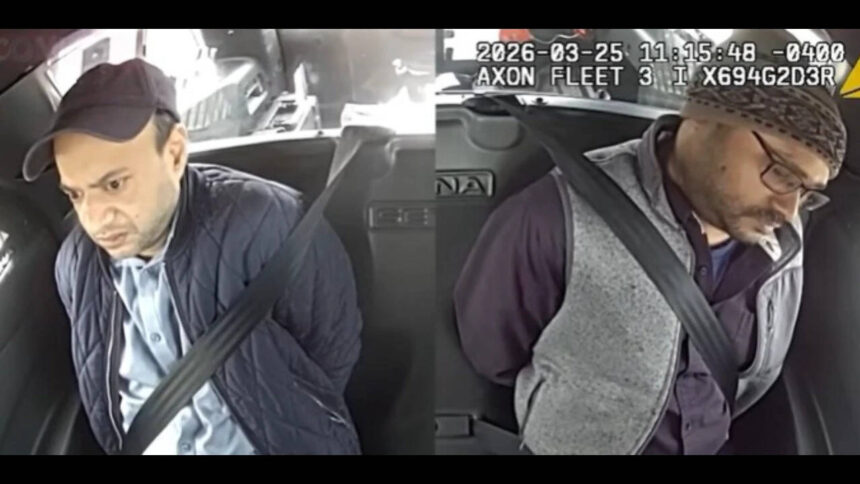 'Whole time I thought I was speaking to FBI': Video of two Indian men getting arrested for scamming 78-year-old woman in Ohio