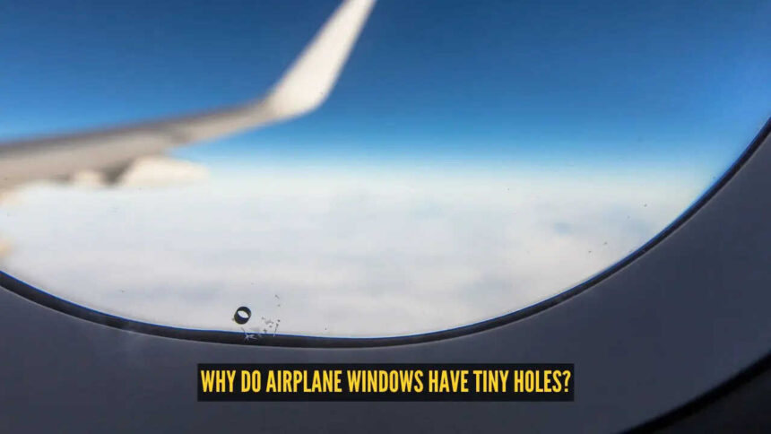 Why do airplane windows have tiny holes? The surprising reason behind a detail most passengers never notice