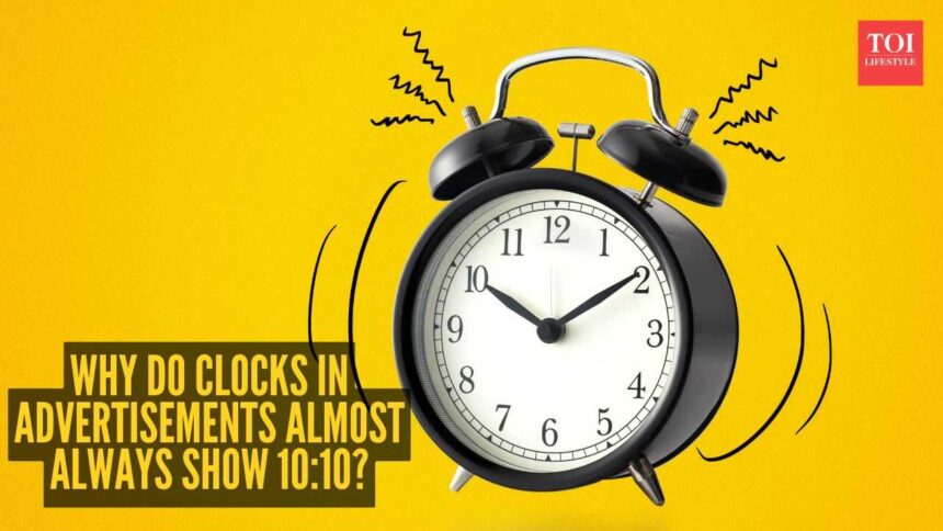 Why do clocks in advertisements almost always show 10:10? Here's the real reason