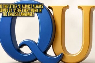 Why is the letter 'Q' almost always followed by 'U' for every word in the English language?