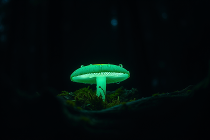 Why some forests in Mexico glow green after sunset, and the tiny fungi behind the eerie light
