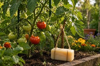 Why some gardeners place bars of soap near tomato plants, and whether this unusual trick really keeps pests away