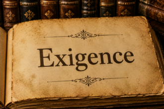 Word of the day: Exigence