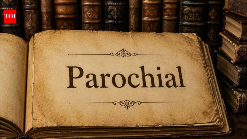 Word of the day: Parochial