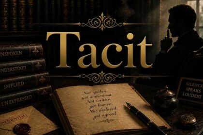 Word of the day: Tacit