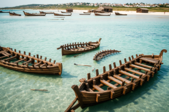 Workers digging a railway tunnel in Sweden uncovered six shipwrecks spanning 5 centuries