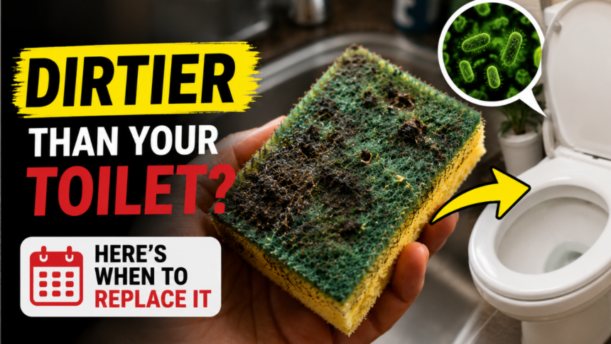 Your kitchen scrubber could be dirtier than your toilet: Here's when to replace it