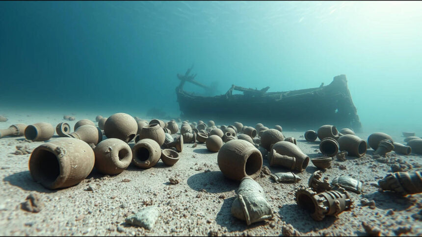 2,400-year-old shipwreck found off Greece carrying hundreds of ancient amphorae