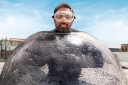 A scientist buried himself in wet concrete to answer one question