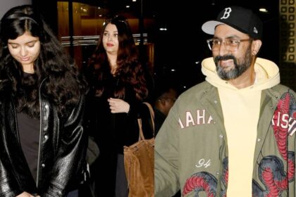 Abhishek, Aishwarya return from holiday, Aaradhya's 'namaste' to paps wins the internet: VIDEO