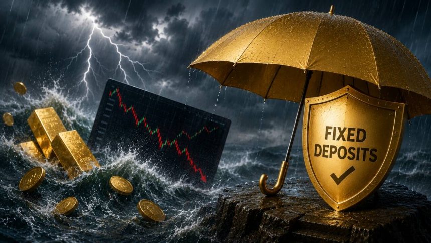 As gold, stock markets lose lustre - why your humble fixed deposit is forever