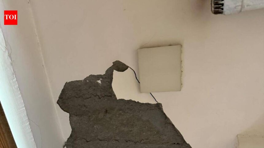 Balcony ceiling collapses in condo, buyers allege negligence by builder, demand probe