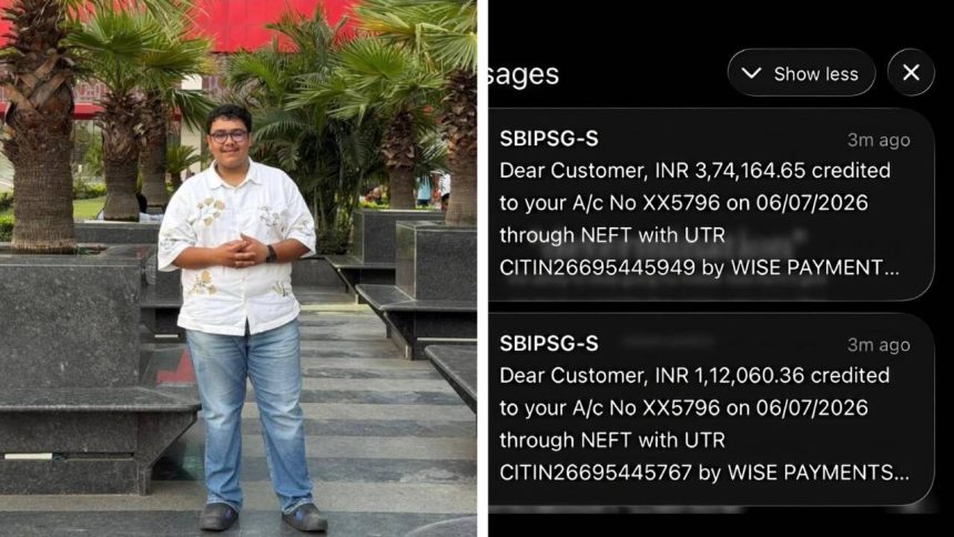 Btech Dropout Income Claims: 22-year-old says he earns ₹4.8 lakh a month; viral post fuels IIT tag debate