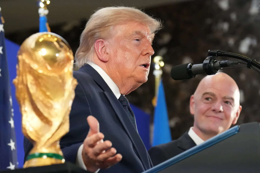 Donald Trump says he never discussed Infantino's World Cup proposal as FIFA later scraps plan