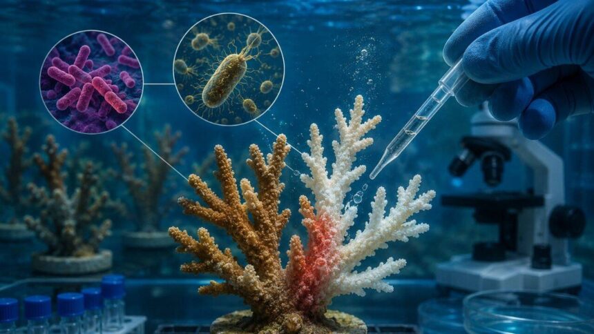 Florida tests exposed endangered Caribbean corals to predatory bacteria; over half resisted spread