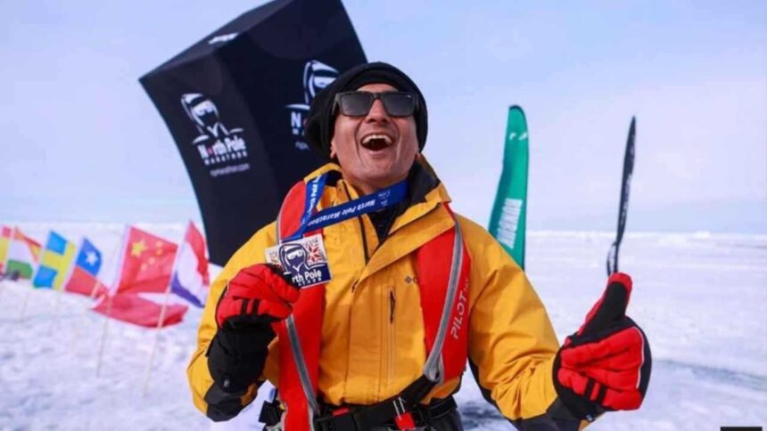 He once stood at a Kolkata metro station ready to end his life, today he is the 1st Indian to run at the North Pole