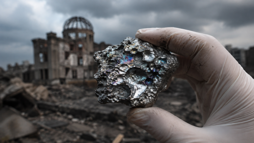 Nearly 81 years after Hiroshima, scientists discover a hidden metal alloy created by the atomic bomb blast