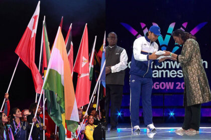 Over to Ahmedabad! Neeraj Chopra receives CWG flag as 2030 countdown begins