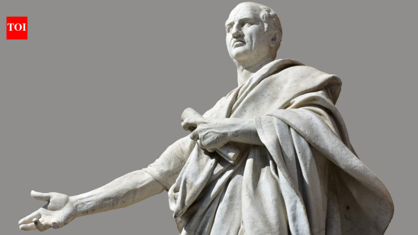 Quote of the day by Cicero: 'If we are not ashamed to think it, we should not be ashamed to say it' and the slow psychologica