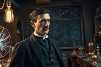 Quote of the day by Nikola Tesla: "The present is theirs..."