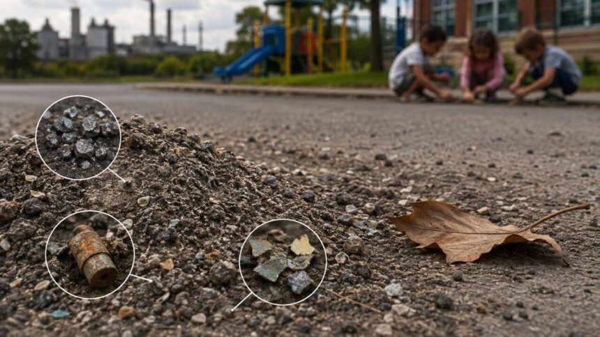 Scientists tested road dust in 7 eastern US cities; toxic legacy metals linger near parks, schools