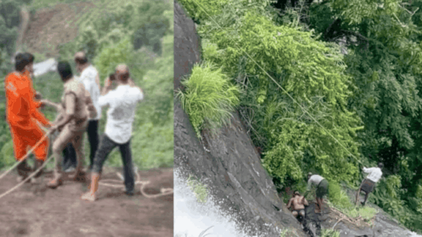 Tamil Nadu tourist dies after being swept away at Kerala waterfall; another rescued