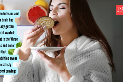Three bites in, and your brain has already gotten what it wanted: What is the 'three bites and done' rule that celebrities sw