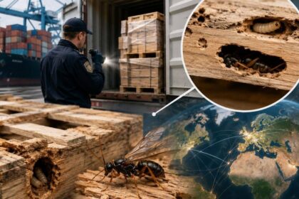 US saw 2,562 woodwasp interceptions (1952–2020); wood packaging was the main pathway