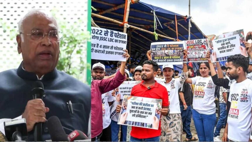 'We are with students': Kharge's 1st reaction on Jharkhand student protests